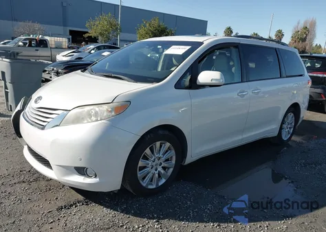 2014 Toyota Sienna Limited 7 Passenger from USA, damaged, VIN 5TDDK3DC7ES073307
